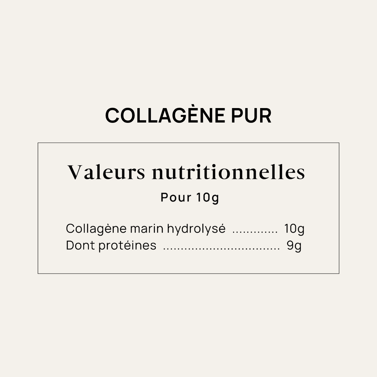 Collagène Marin